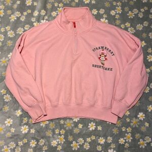 Pink Strawberry Shortcake Pullover